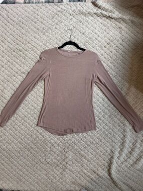 Lululemon Women’s Long Sleeve Crewneck Top - Dusty Mauve